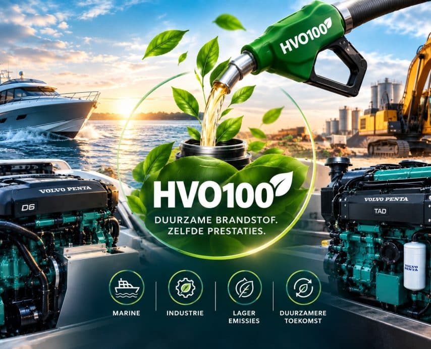 Kun je HVO of GTL gebruiken in een Volvo Penta motor