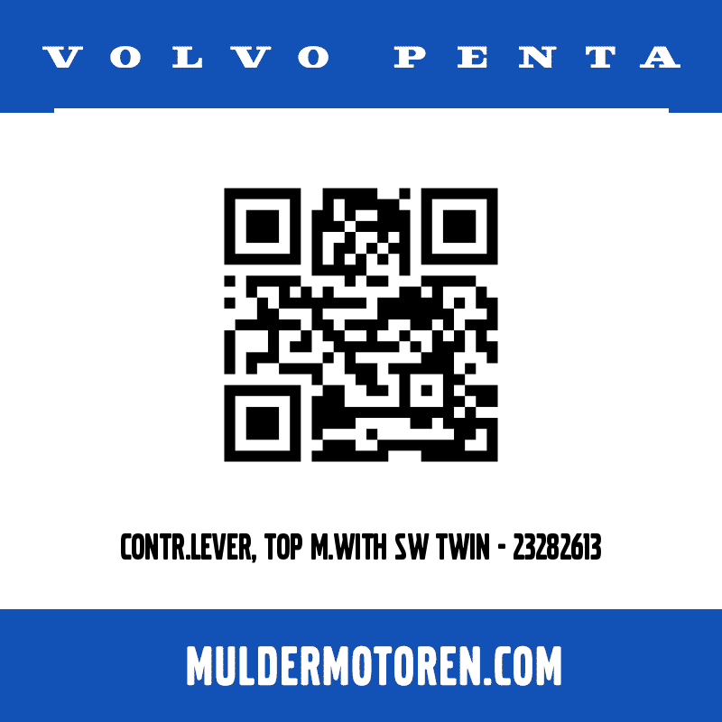 Contr.lever, top m.with SW Twin - 23282613