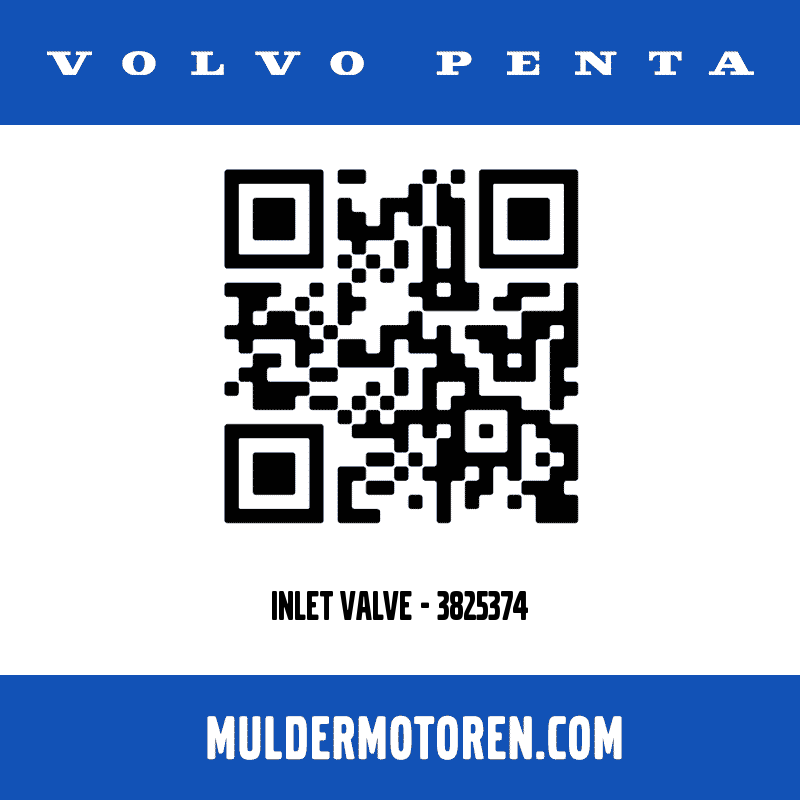 Volvo Penta INLET VALVE | 3825374 | Mulder Motoren